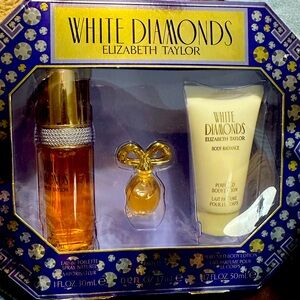 White diamonds gift set. Eau de Toilette,  perfume and body lotion.